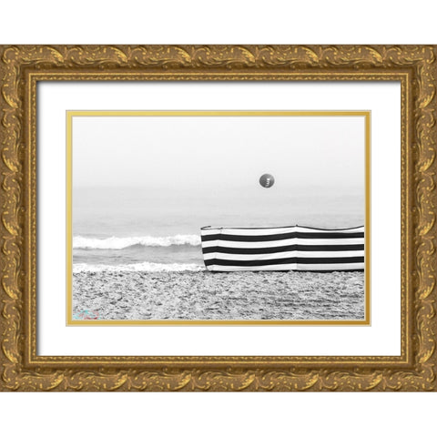 Untitled Gold Ornate Wood Framed Art Print with Double Matting by Niemiec, Anna