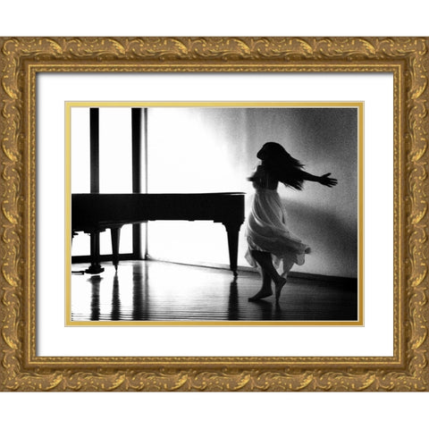 N/T Gold Ornate Wood Framed Art Print with Double Matting by Medeiros, Paulo