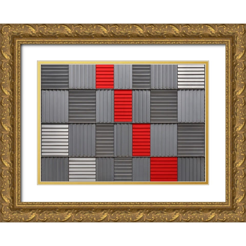 Surfaces Gold Ornate Wood Framed Art Print with Double Matting by Luycx, Theo