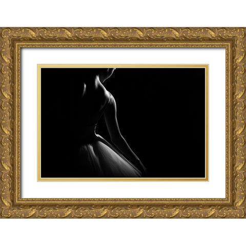 NT Gold Ornate Wood Framed Art Print with Double Matting by Medeiros, Paulo