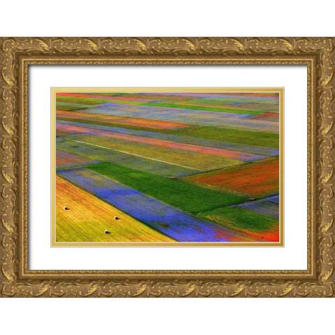 La Coperta Gold Ornate Wood Framed Art Print with Double Matting by Della Latta, Massimo