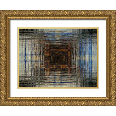 Psychosis Gold Ornate Wood Framed Art Print with Double Matting by Domont, Jois