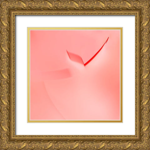 Hooc-Ky Gold Ornate Wood Framed Art Print with Double Matting by Claes, Gilbert