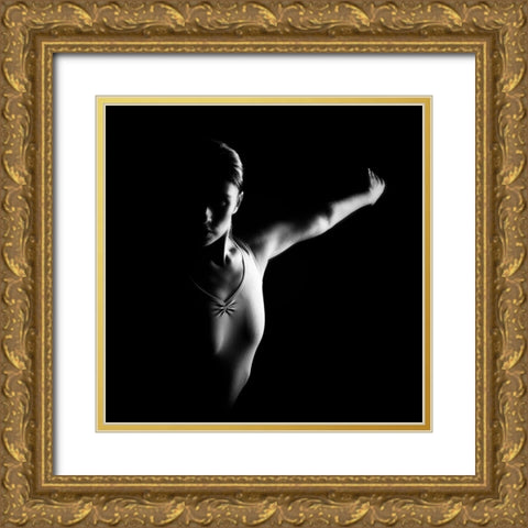 N-T Gold Ornate Wood Framed Art Print with Double Matting by Medeiros, Paulo