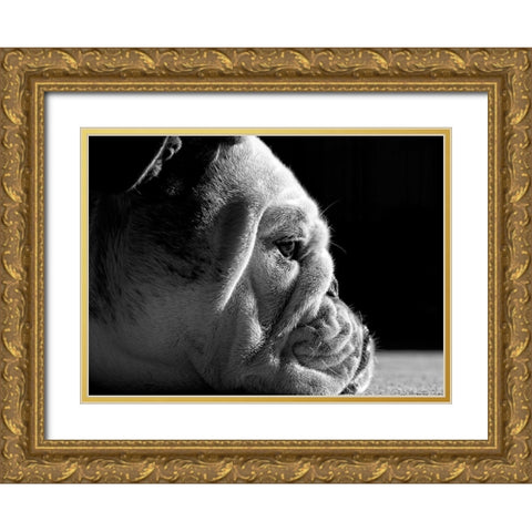 Between The Folds Gold Ornate Wood Framed Art Print with Double Matting by Melnotte, Mike