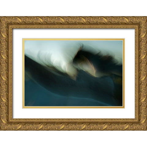 Untitled Gold Ornate Wood Framed Art Print with Double Matting by Malovrh, Milan