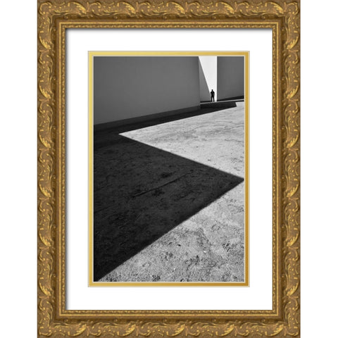 My Life Is A Zig Zag II Gold Ornate Wood Framed Art Print with Double Matting by Joseph, Florentinus