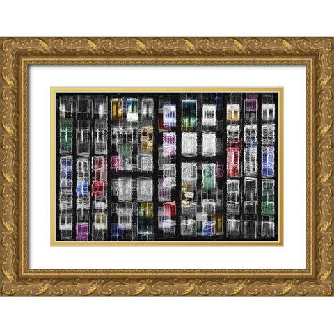 Amsterdam 31 Gold Ornate Wood Framed Art Print with Double Matting by Shrayer, Igor