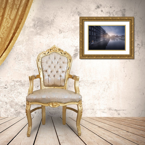 Amsterdam Morning Iii Gold Ornate Wood Framed Art Print with Double Matting by F. Turienzo, Carlos