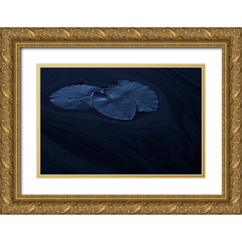 Leaf Gold Ornate Wood Framed Art Print with Double Matting by Wallberg, Allan