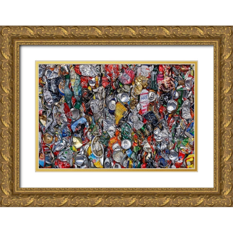 Contemporary Art Gold Ornate Wood Framed Art Print with Double Matting by Casanova, Francois