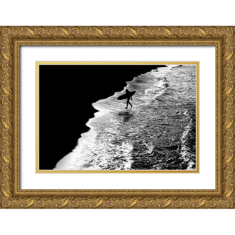 Sconfitto. Gold Ornate Wood Framed Art Print with Double Matting by Della Latta, Massimo