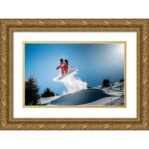 Max Vince Shifty... Gold Ornate Wood Framed Art Print with Double Matting by Verbiest, Eric