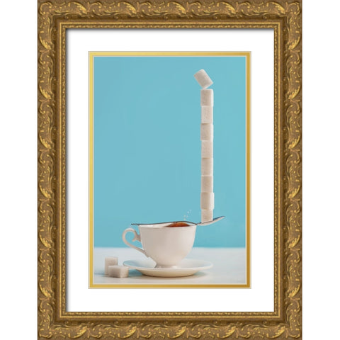 Sweet Tooth Gold Ornate Wood Framed Art Print with Double Matting by Belenko, Dina