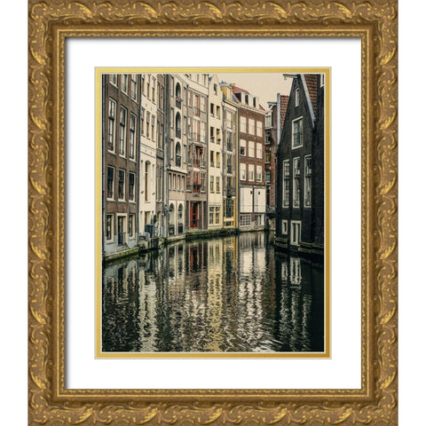 Twin Cities Gold Ornate Wood Framed Art Print with Double Matting by Nihil, Andrej