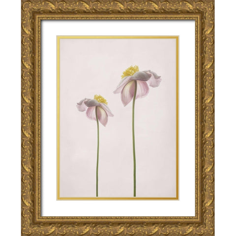 A Summer Memory Gold Ornate Wood Framed Art Print with Double Matting by Gronkjar, Lotte