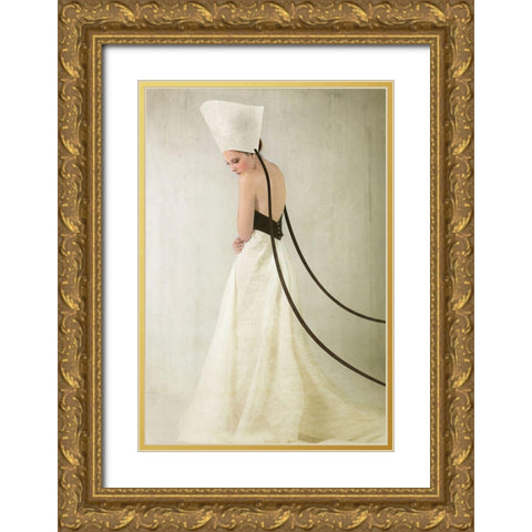 .............. Gold Ornate Wood Framed Art Print with Double Matting by Melik-Nubarova, Svetlana