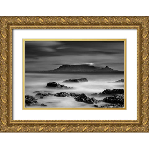 The Blanket Gold Ornate Wood Framed Art Print with Double Matting by Schilbe, Stefan