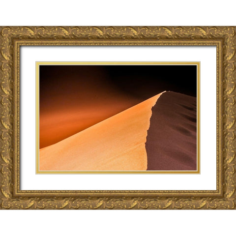 Desert Palette Gold Ornate Wood Framed Art Print with Double Matting by Agazzi, Andreas