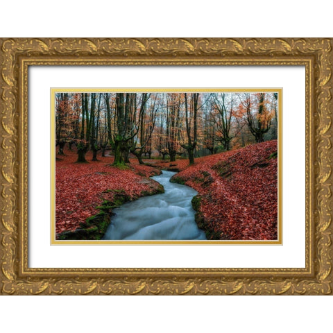 The Guards Gold Ornate Wood Framed Art Print with Double Matting by Garcia, Vladi