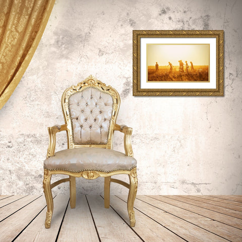 *** Gold Ornate Wood Framed Art Print with Double Matting by Ionut, Olari