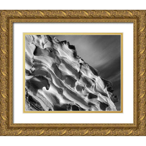 Cliff Gold Ornate Wood Framed Art Print with Double Matting by Sousa Dias, Nana