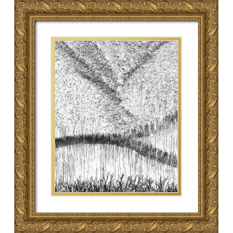 Back From The Dead Gold Ornate Wood Framed Art Print with Double Matting by Pearson, Wayne