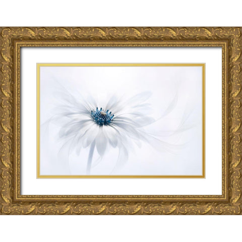 Serenity Gold Ornate Wood Framed Art Print with Double Matting by Parker, Jacky