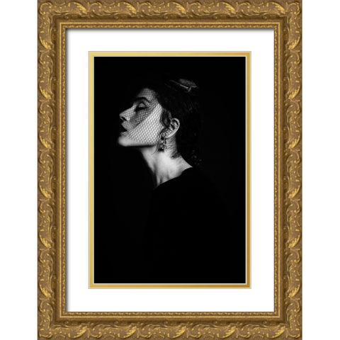 ... Gold Ornate Wood Framed Art Print with Double Matting by Vasilenko, Artem