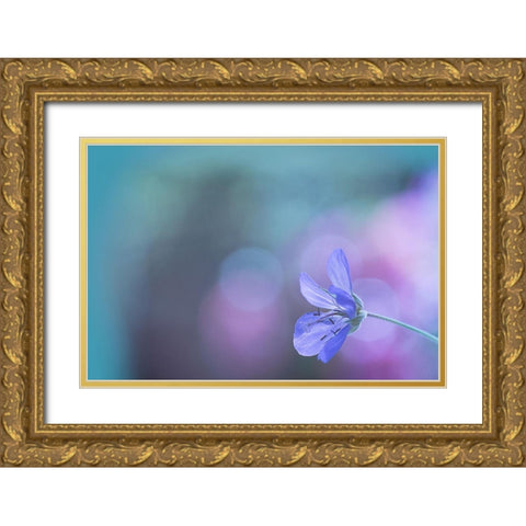 Untitled Gold Ornate Wood Framed Art Print with Double Matting by Mihailowitsch, Pia