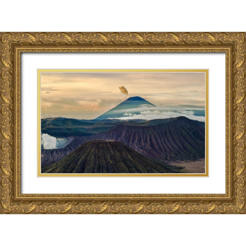 The Gods Masterpiece Gold Ornate Wood Framed Art Print with Double Matting by Zhang Yu, Ryan