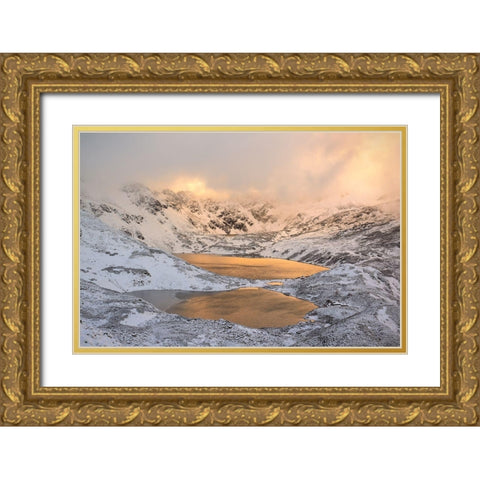 The Light Gold Ornate Wood Framed Art Print with Double Matting by Mierzejewski, Krzysztof