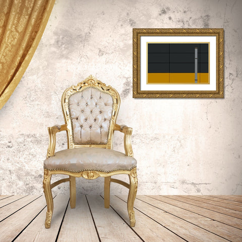 Standing Alone Gold Ornate Wood Framed Art Print with Double Matting by Niezen, Jan