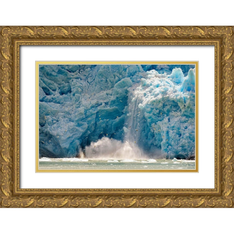 We Are Melting Gold Ornate Wood Framed Art Print with Double Matting by Guevara Vivanco, Carlos