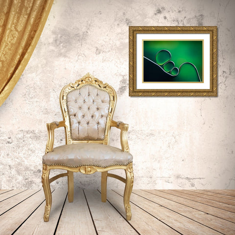 Shifting Shapes Gold Ornate Wood Framed Art Print with Double Matting by Hammer, Jacqueline