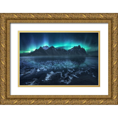 Frozen World, The Crown Gold Ornate Wood Framed Art Print with Double Matting by F. Turienzo, Carlos