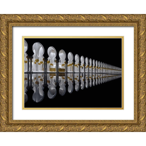 Endless. Gold Ornate Wood Framed Art Print with Double Matting by Cuomo, Massimo