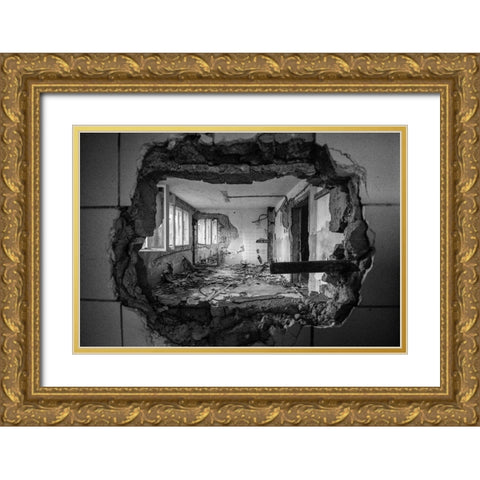 Frame Gold Ornate Wood Framed Art Print with Double Matting by Kuckovsky, Sebastian