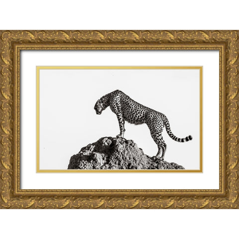 The Hunter Gold Ornate Wood Framed Art Print with Double Matting by ali