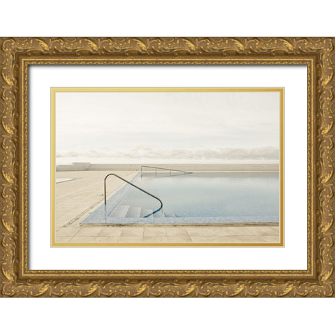 Offseason Gold Ornate Wood Framed Art Print with Double Matting by Steinkopff, Robert