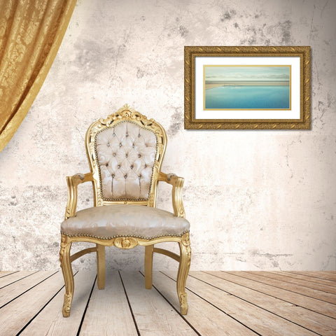 Pool Gold Ornate Wood Framed Art Print with Double Matting by Steinkopff, Robert