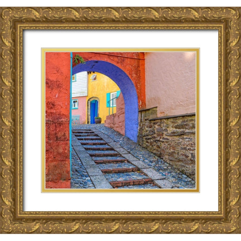Portmerion Gold Ornate Wood Framed Art Print with Double Matting by Mendoza, Danny