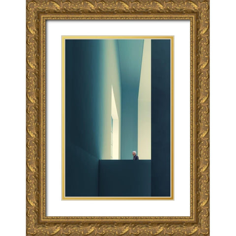 The Passage Gold Ornate Wood Framed Art Print with Double Matting by Vangindertael, Luc