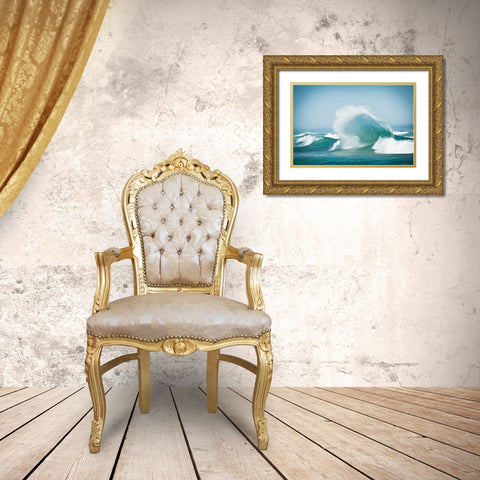 Effervescent Gold Ornate Wood Framed Art Print with Double Matting by Steinkopff, Robert