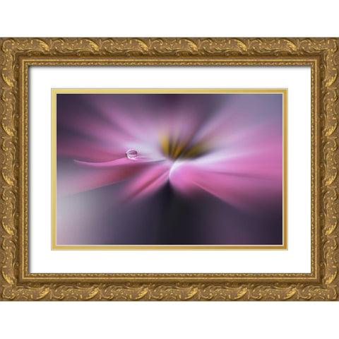 Galaxy... Gold Ornate Wood Framed Art Print with Double Matting by Nan, Juliana