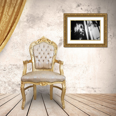 Untitled Gold Ornate Wood Framed Art Print with Double Matting by Ayer, Ali