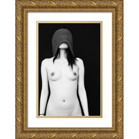 The Mind Sees Gold Ornate Wood Framed Art Print with Double Matting by McCracken, David