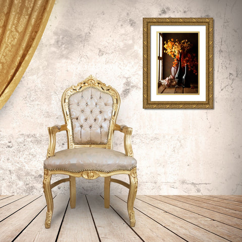 The Garlics Gold Ornate Wood Framed Art Print with Double Matting by Laercio, Luiz