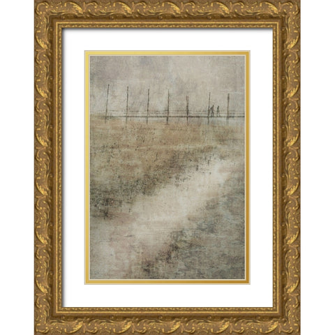 On The Way... Gold Ornate Wood Framed Art Print with Double Matting by Talen, Nel