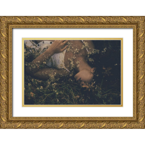 Untitled Gold Ornate Wood Framed Art Print with Double Matting by Danilov, Roman